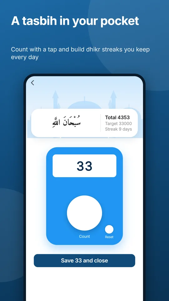 Tasbih counter